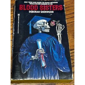 Blood Sisters Deborah Sherwood Vintage 1987 Zebra Books Horror Paperback 1st Ed